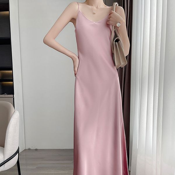 real silk 100% silk elegant dress women braces skirt party dress formal long dress clubwear dresses, Black;gray
real silk 100% silk elegant dress women braces skirt party dress formal long dress clubwear dresses, Black;gray