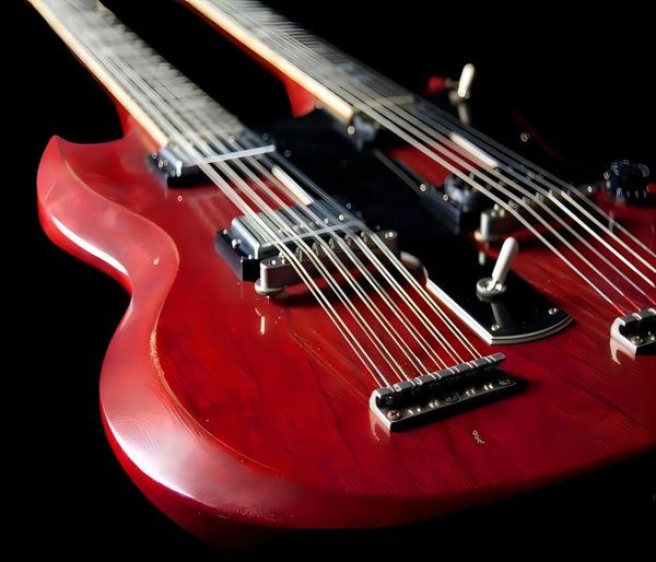 delivery double neck guitar,6 and 12 strings mahogany body 1275 sunburst guitar,mahogany neck rosewood body,chrome buttons
delivery double neck guitar,6 and 12 strings mahogany body 1275 sunburst guitar,mahogany neck rosewood body,chrome buttons