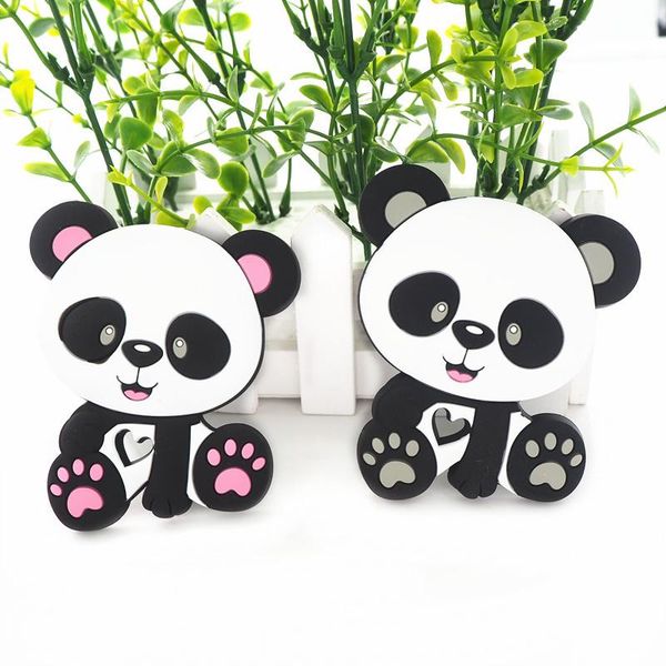 crystal chengkai 10pcs silicone panda teether diy baby shower chewing pendant nursing sensory teething pacifier dummy jewelry animal toy
crystal chengkai 10pcs silicone panda teether diy baby shower chewing pendant nursing sensory teething pacifier dummy jewelry animal toy