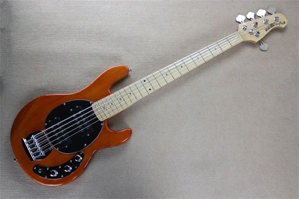 5 strings orange electric bass guitar ernie ball musicman music man sting ray maple fingerboard black pickguard can be customized
5 strings orange electric bass guitar ernie ball musicman music man sting ray maple fingerboard black pickguard can be customized