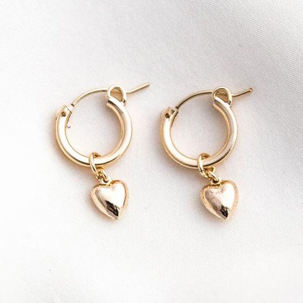 huggie gold filled heart shape earrings 15mm gold hoop earrings handmade jewelry brincos minimalism pendientes earrings oorbellen, Golden;silver
huggie gold filled heart shape earrings 15mm gold hoop earrings handmade jewelry brincos minimalism pendientes earrings oorbellen, Golden;silver