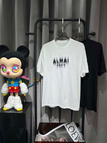 new fashion designer men's t-shirt high-quality latest women's alphabet print short sleeve embroidered crew neck cotton t-shirt. a, White;black
new fashion designer men's t-shirt high-quality latest women's alphabet print short sleeve embroidered crew neck cotton t-shirt. a, White;black