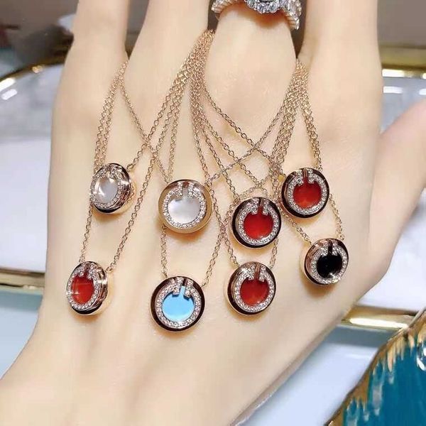 brand tiffay double t necklace 925 sterling silver plated 18k gold home diamond round cake geometric pendant clavicle chain female, Black
brand tiffay double t necklace 925 sterling silver plated 18k gold home diamond round cake geometric pendant clavicle chain female, Black
