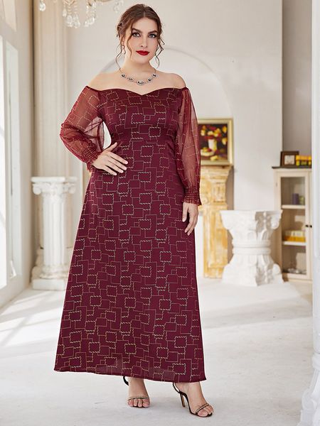 plus size dresses size women's dress fashion waist mid sleeve one neck print casual loose elegant large women 230520, Black
plus size dresses size women's dress fashion waist mid sleeve one neck print casual loose elegant large women 230520, Black
