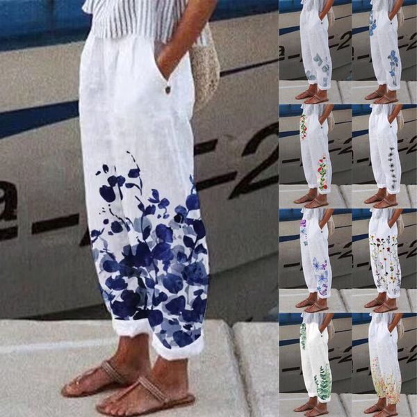 women's pants s vintage floral printed pant 2023 summer cotton linen elastic waist wide leg trousers casual pockets loose pantalon 2305, Black;white
women's pants s vintage floral printed pant 2023 summer cotton linen elastic waist wide leg trousers casual pockets loose pantalon 2305, Black;white