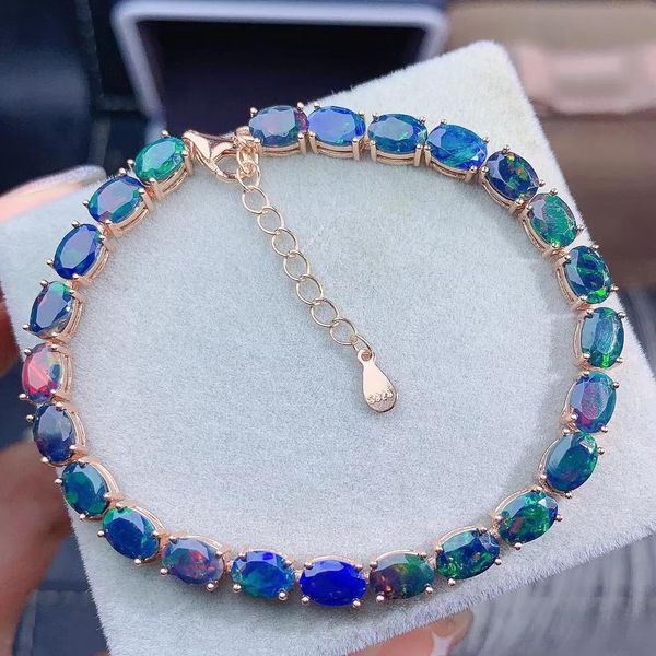bangle 100% natural ethiopian faceted black opal bracelet 4*6mm rose gold bracelet for women premium engagement wedding jewelry gifts
bangle 100% natural ethiopian faceted black opal bracelet 4*6mm rose gold bracelet for women premium engagement wedding jewelry gifts