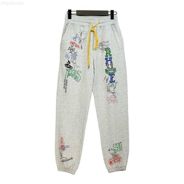 mens pants rhude european and american fashion high street cartoon graffiti handpainted vintage loose womens casual trousers g23042, Black
mens pants rhude european and american fashion high street cartoon graffiti handpainted vintage loose womens casual trousers g23042, Black
