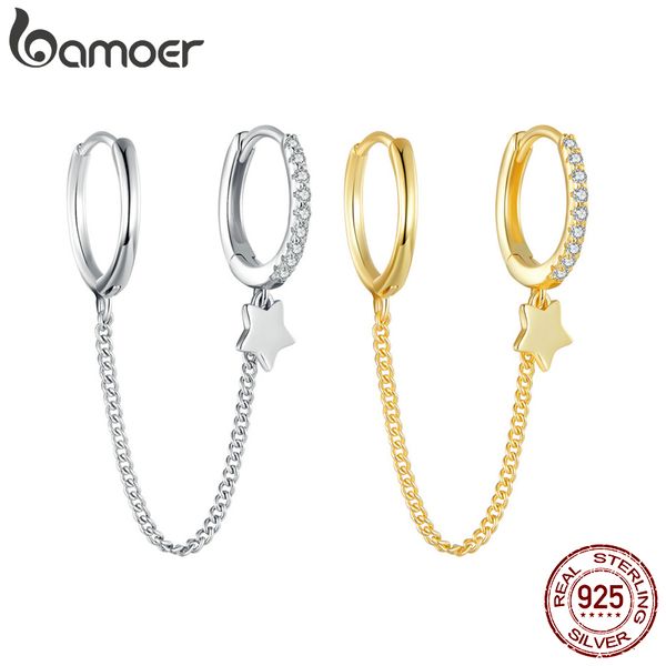 stud genuine 925 sterling silver star whisperer earrings for women wedding statement elegant earings sce914 230520, Golden;silver
stud genuine 925 sterling silver star whisperer earrings for women wedding statement elegant earings sce914 230520, Golden;silver
