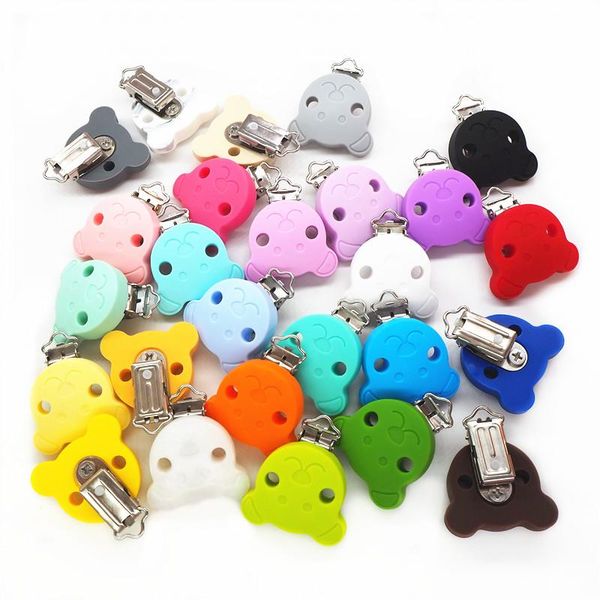crystal chengkai 10pcs silicone bear teething clips diy baby dummy teether pacifier chupetero chain craft nurse jewelry toy clip
crystal chengkai 10pcs silicone bear teething clips diy baby dummy teether pacifier chupetero chain craft nurse jewelry toy clip