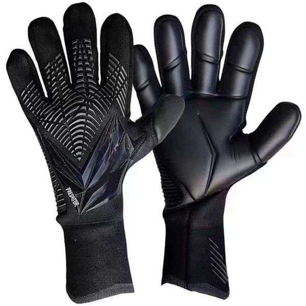 sports gloves professional latex football soccer ball goalkeeper kids adults thickened goalie fingers protection 230520, Black
sports gloves professional latex football soccer ball goalkeeper kids adults thickened goalie fingers protection 230520, Black