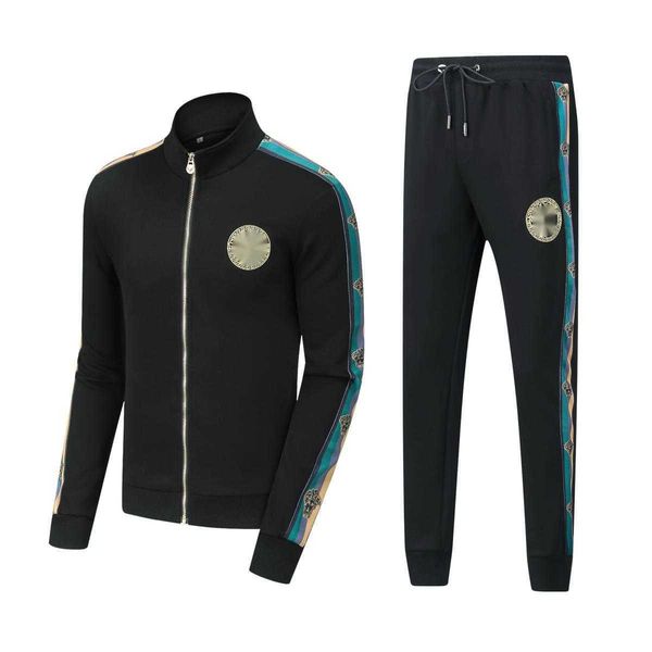 mens tracksuit medusa embroidered zipper jacket pants suit designer sweatshirt men sportswear cardigan coat sweatpants sports set, Gray
mens tracksuit medusa embroidered zipper jacket pants suit designer sweatshirt men sportswear cardigan coat sweatpants sports set, Gray