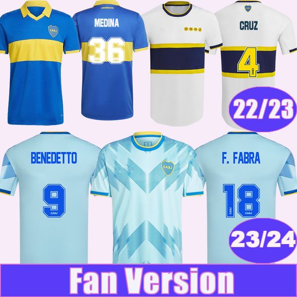23 24 boca juniors medina villa mens soccer jerseys 23 fernandez benedetto molinas ramirez varela vazquez home away 3rd football shirts shor, Black;yellow
23 24 boca juniors medina villa mens soccer jerseys 23 fernandez benedetto molinas ramirez varela vazquez home away 3rd football shirts shor, Black;yellow