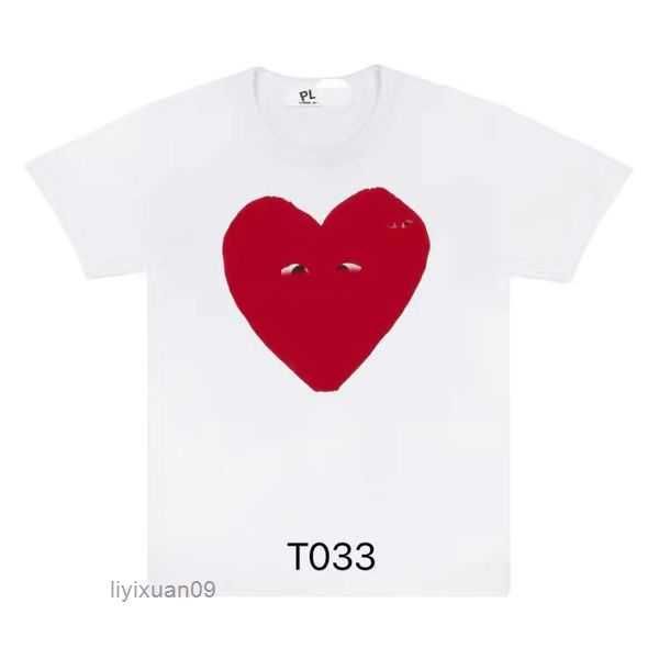 cdg fashion mens play t shirt designer red heart commes casual women shirts des badge garcons high quanlity tshirts cotton embroidery 2 g2sd, White;black
cdg fashion mens play t shirt designer red heart commes casual women shirts des badge garcons high quanlity tshirts cotton embroidery 2 g2sd, White;black