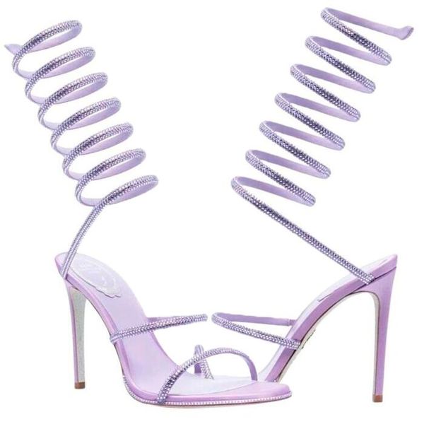 rene caovilla cleo open toe sandals crystal embellished spiral wrap around sandal twining rhinestone sandal women rainbow stiletto heels sho, Black
rene caovilla cleo open toe sandals crystal embellished spiral wrap around sandal twining rhinestone sandal women rainbow stiletto heels sho, Black