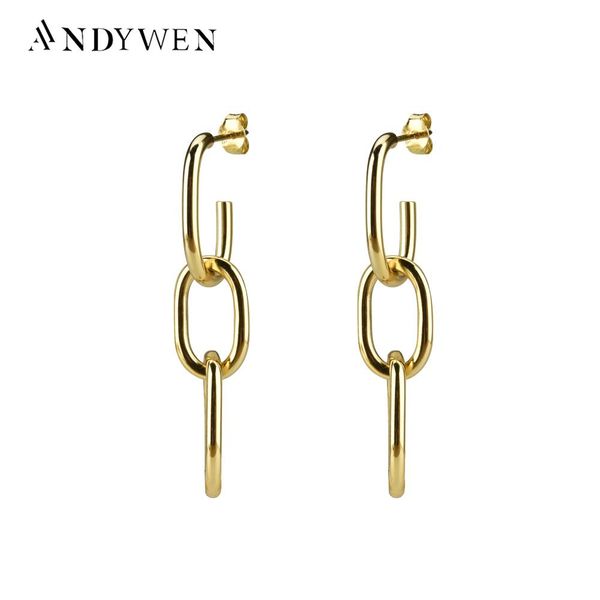 huggie andywen 925 sterling silver gold ovals long chain circle hoops loops round piercing pendiente women ohrringe earring jewelry, Golden;silver
huggie andywen 925 sterling silver gold ovals long chain circle hoops loops round piercing pendiente women ohrringe earring jewelry, Golden;silver