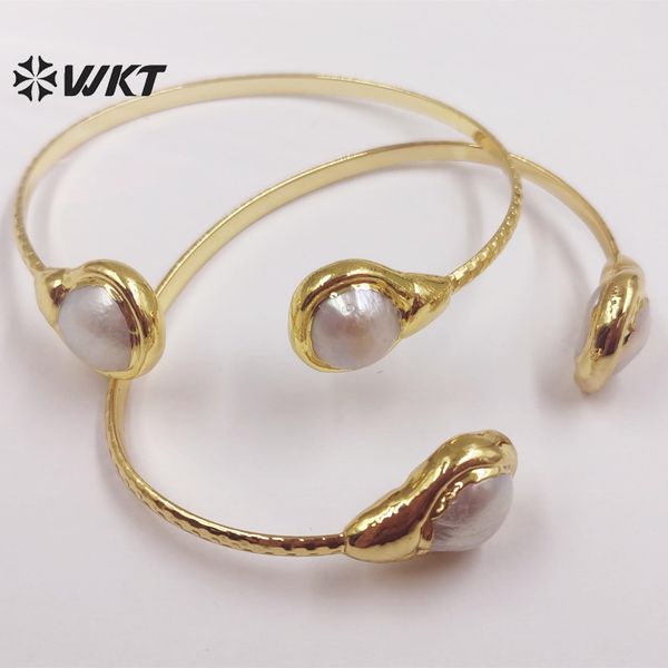 bangle wtmpb054 wkt good new natural pearl bracelet gold plated baroque opening large c thin edge bracelet women jewelry gift, Black
bangle wtmpb054 wkt good new natural pearl bracelet gold plated baroque opening large c thin edge bracelet women jewelry gift, Black