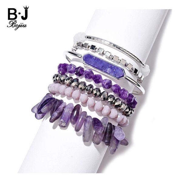 bangle natural stone beads bracelets bangles set for women 2021 new elastic howlite druzy crystal bracelet cuff jewelry gift bcset316, Black
bangle natural stone beads bracelets bangles set for women 2021 new elastic howlite druzy crystal bracelet cuff jewelry gift bcset316, Black