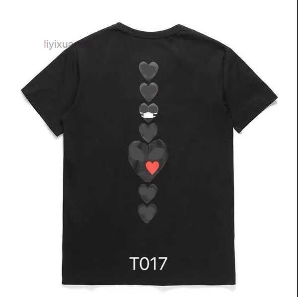 cdg fashion mens play t shirt designer red heart commes casual women shirts des badge garcons high quanlity tshirts cotton embroidery 8 5p6m, White;black
cdg fashion mens play t shirt designer red heart commes casual women shirts des badge garcons high quanlity tshirts cotton embroidery 8 5p6m, White;black
