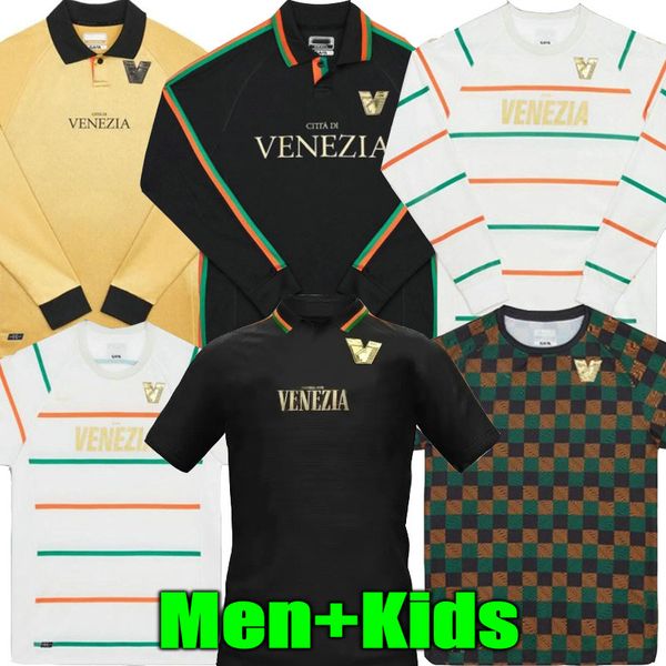 22/23 venezia fc concept soccer jerseys aramu forte venice 2023 busio 27# football shirts 3rd men kids kit uniform pre match long, White;black
22/23 venezia fc concept soccer jerseys aramu forte venice 2023 busio 27# football shirts 3rd men kids kit uniform pre match long, White;black