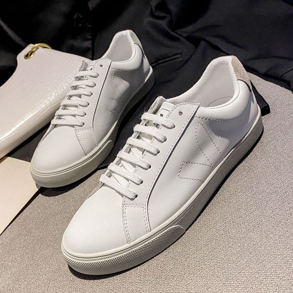 new mens veja v- shoes leather extra sneakers women esplar calfskin trainers fashion white low-chaussures breathable running shoes sizes35, Black
new mens veja v- shoes leather extra sneakers women esplar calfskin trainers fashion white low-chaussures breathable running shoes sizes35, Black