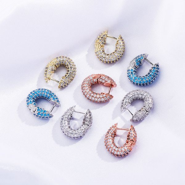 4 colors for options full iced out cz earrings hoops for men women earrings gold plated bling stud earrings nice gift, Golden;silver
4 colors for options full iced out cz earrings hoops for men women earrings gold plated bling stud earrings nice gift, Golden;silver