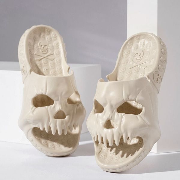slippers personalized skull design men summer outdoor fun slides thick bottom of beach nonslip leisure women sandals 230520, Black
slippers personalized skull design men summer outdoor fun slides thick bottom of beach nonslip leisure women sandals 230520, Black