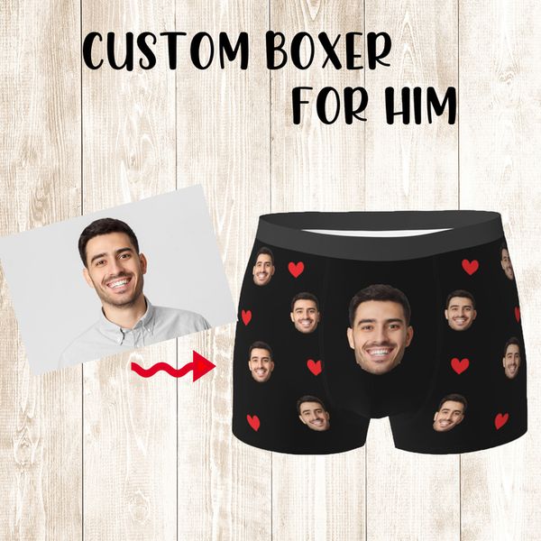 underpants men gift custom face boxers valentine's day personalized po underwear design birthday boxer briefs for boyfriend husband 230, Black;white
underpants men gift custom face boxers valentine's day personalized po underwear design birthday boxer briefs for boyfriend husband 230, Black;white