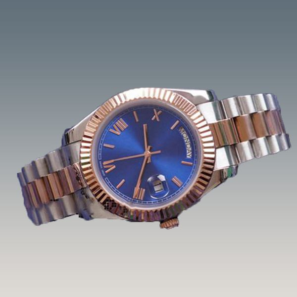 movement mens watches 41mm dateday mechanical full stainless steel designer montre de luxe waterproof luminous turquoise precision wristwatc, Slivery;brown
movement mens watches 41mm dateday mechanical full stainless steel designer montre de luxe waterproof luminous turquoise precision wristwatc, Slivery;brown
