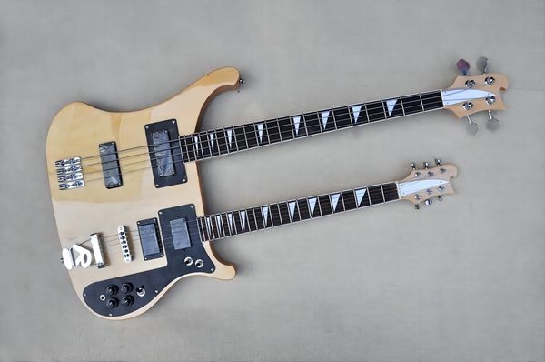 factory custom 12 + 4 string original wood color body double neck electric bass guitar, chrome hardware, pe service provi
factory custom 12 + 4 string original wood color body double neck electric bass guitar, chrome hardware, pe service provi