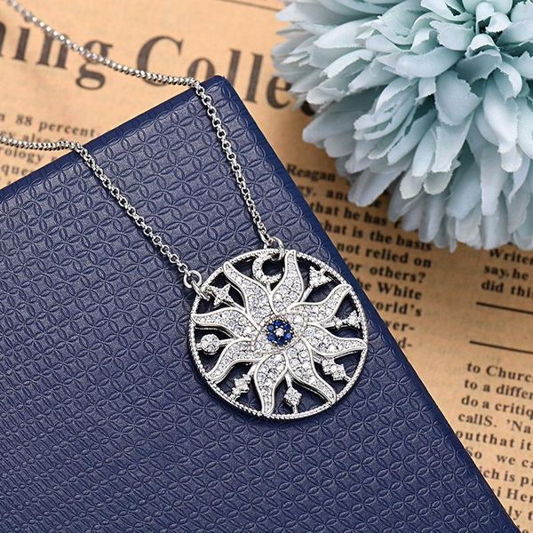 necklaces new arrived unique sun eyes wedding engagement jewelry aaa zirconia round blue eye bling luxury necklace zk30, Silver
necklaces new arrived unique sun eyes wedding engagement jewelry aaa zirconia round blue eye bling luxury necklace zk30, Silver