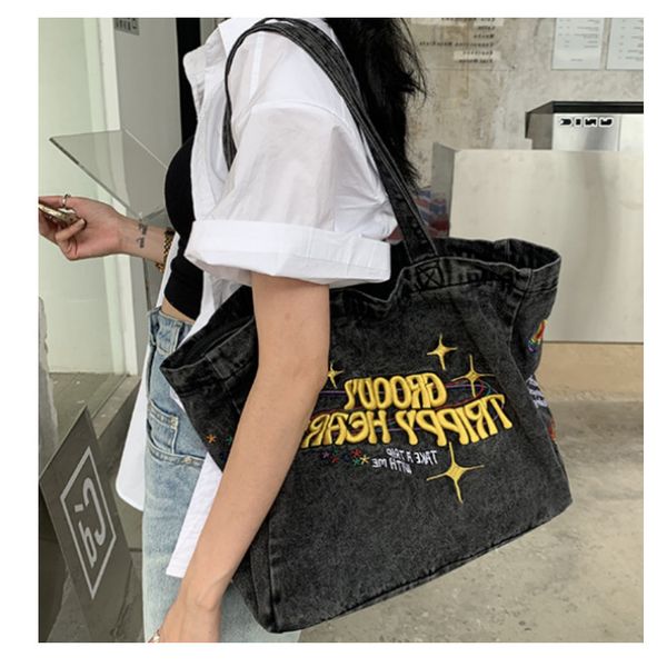 waist bags embroidery female shoulder bag crossbody for women casual denim pack travel zipper handbag tote ladies messenger 230520
waist bags embroidery female shoulder bag crossbody for women casual denim pack travel zipper handbag tote ladies messenger 230520