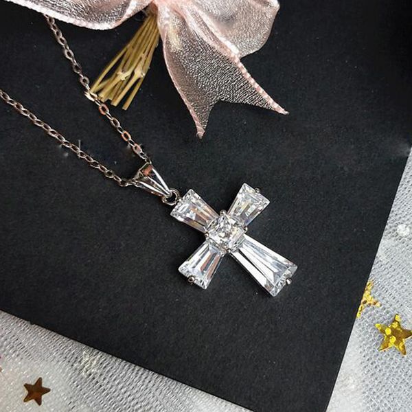 exquisite pendant necklaces for women christian crystal clear cross silver color for prayer gift fashion jewelry
exquisite pendant necklaces for women christian crystal clear cross silver color for prayer gift fashion jewelry