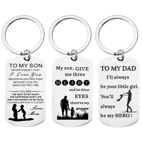 father's day keychain to my dad son stainless steel keyring key chain creative bag car key holder jewelry thanksgiving gifts, Slivery;golden
father's day keychain to my dad son stainless steel keyring key chain creative bag car key holder jewelry thanksgiving gifts, Slivery;golden