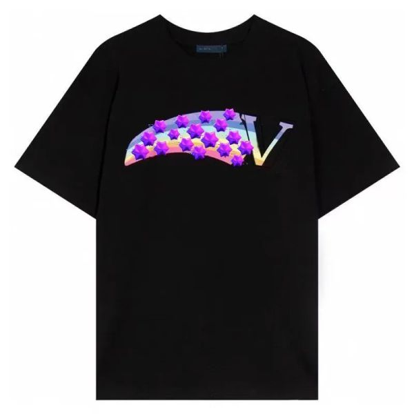 mens designer t-shirt round neck t-shirt new short-sleeved fashion men and women short t-shirt couple models 100% cotton luxury men lovers&#, White;black
mens designer t-shirt round neck t-shirt new short-sleeved fashion men and women short t-shirt couple models 100% cotton luxury men lovers&#, White;black