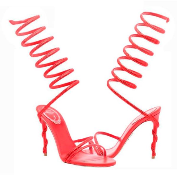 rene caovilla cleo open toe sandals crystal embellished spiral wrap around sandal twining rhinestone sandal women rainbow stiletto heels sho, Black
rene caovilla cleo open toe sandals crystal embellished spiral wrap around sandal twining rhinestone sandal women rainbow stiletto heels sho, Black