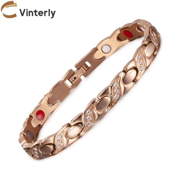 bangle steel magnetic bracelet women benefits health energy 7mm luxury stainless steel bracelet femme chain aaa cubic zirconia rose, Black
bangle steel magnetic bracelet women benefits health energy 7mm luxury stainless steel bracelet femme chain aaa cubic zirconia rose, Black