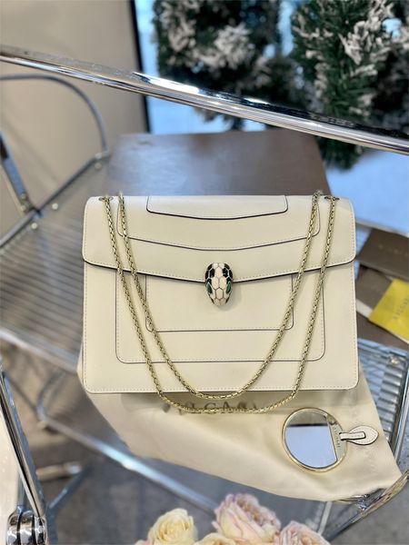 new classic fashion women's bag genuine leather one shoulder crossbody dual use with enamel snake head and casual organ bag by ck
new classic fashion women's bag genuine leather one shoulder crossbody dual use with enamel snake head and casual organ bag by ck