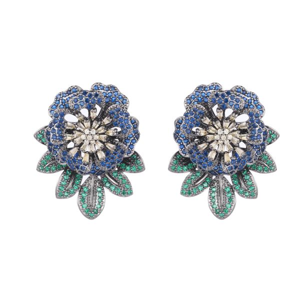 knot cizeva vintage luxury earrings huge flower leaf elegant jewelry for women black gold color antique gifts, Silver
knot cizeva vintage luxury earrings huge flower leaf elegant jewelry for women black gold color antique gifts, Silver