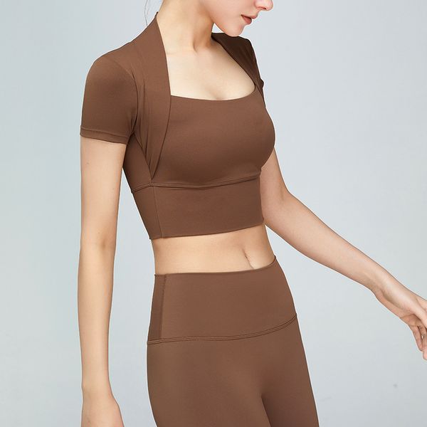 nude sense false two yoga clothes short-style slim blazer female short-sleeved tight t-shirt fitness clothes, Red;black
nude sense false two yoga clothes short-style slim blazer female short-sleeved tight t-shirt fitness clothes, Red;black