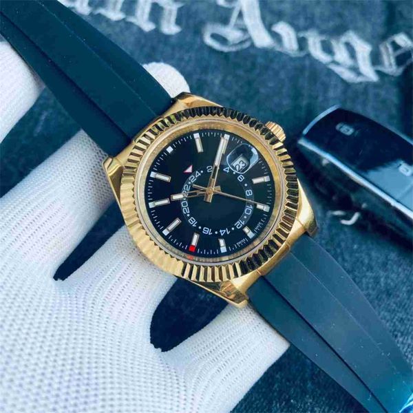 watch mens designer watches oyster case movement stainless steel automatic waterproof sapphire glass watch mechanical 42mm sky dweller u1, Slivery;brown
watch mens designer watches oyster case movement stainless steel automatic waterproof sapphire glass watch mechanical 42mm sky dweller u1, Slivery;brown