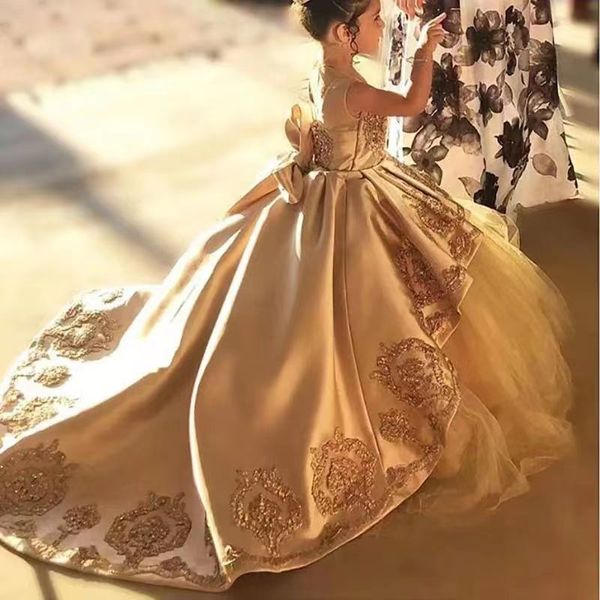 girl's dresses luxury golden flower girl dress ball gown lace appliques kids pageant party elegant first gommunion for little kid, Red;yellow
girl's dresses luxury golden flower girl dress ball gown lace appliques kids pageant party elegant first gommunion for little kid, Red;yellow