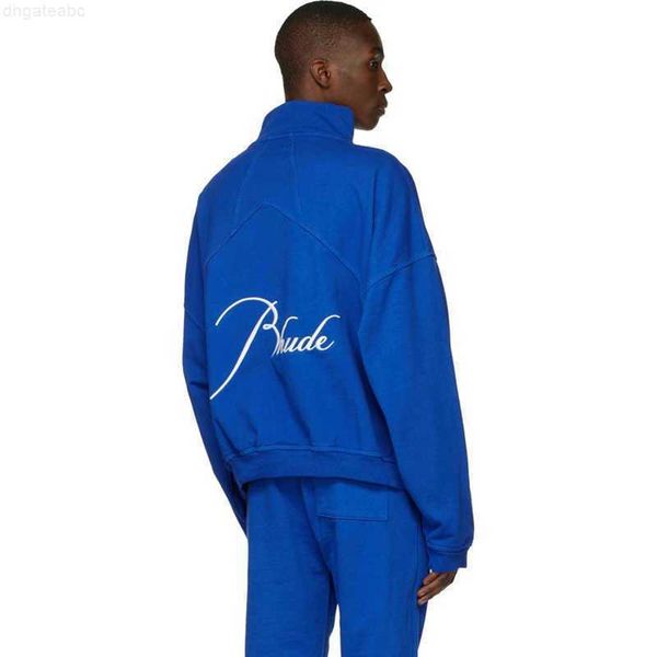 mens hoodies sweatshirts designer clothing fashion rhude high street trend brand autumn winter terry thin letter embroidery stand, Black
mens hoodies sweatshirts designer clothing fashion rhude high street trend brand autumn winter terry thin letter embroidery stand, Black
