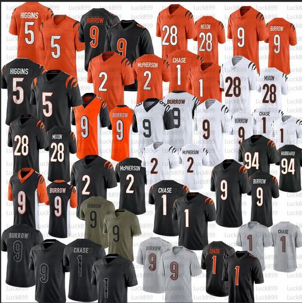9 joe burrow 1 ja'marr chase football jersey 5 tee higgins 94 sam hubbard mixon 2 evan mcpherson men women youth, Black;red
9 joe burrow 1 ja'marr chase football jersey 5 tee higgins 94 sam hubbard mixon 2 evan mcpherson men women youth, Black;red