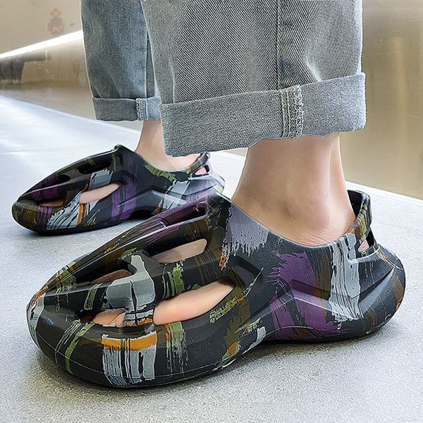 slippers summer men women camouflage platform outdoor clogs shoe beach sandals male soft eva indoor home slides lover flip flops 230520, Black
slippers summer men women camouflage platform outdoor clogs shoe beach sandals male soft eva indoor home slides lover flip flops 230520, Black