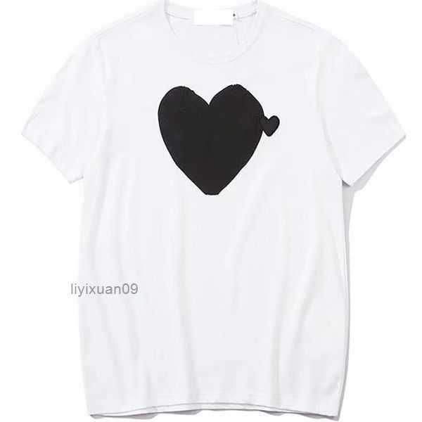 cdg fashion mens play t shirt designer red heart commes casual women shirts des badge garcons high quanlity tshirts cotton embroidery 7 06cm, White;black
cdg fashion mens play t shirt designer red heart commes casual women shirts des badge garcons high quanlity tshirts cotton embroidery 7 06cm, White;black