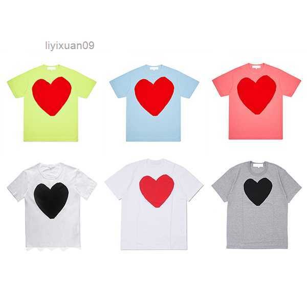 cdg fashion mens play t shirt designer red heart commes casual women shirts des badge garcons high quanlity tshirts cotton embroidery d3ni, White;black
cdg fashion mens play t shirt designer red heart commes casual women shirts des badge garcons high quanlity tshirts cotton embroidery d3ni, White;black