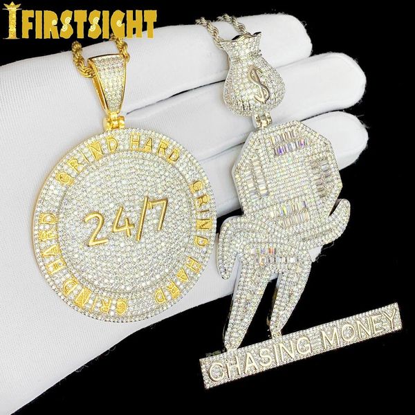 necklaces new iced out bling cz letter chasing money pendant necklace cubic zirconia dollar symbel money bag men fashion hip hop jewelry, Silver
necklaces new iced out bling cz letter chasing money pendant necklace cubic zirconia dollar symbel money bag men fashion hip hop jewelry, Silver