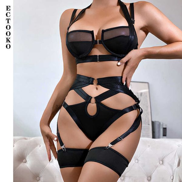 2022 goth women' underwear lingerie hollow out black exotic brief 3 piece sets setup ladies underwire billzna set, Red;black
2022 goth women' underwear lingerie hollow out black exotic brief 3 piece sets setup ladies underwire billzna set, Red;black