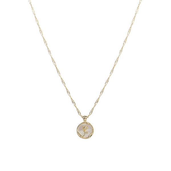 flower circle necklace trendy style collar chain daily fashion commuting simple versatile necklace accessories, Golden;silver
flower circle necklace trendy style collar chain daily fashion commuting simple versatile necklace accessories, Golden;silver
