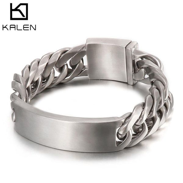 bangle kalen 18mm matte men's stainless steel bracelet engravable jewelry gift for friend, Black
bangle kalen 18mm matte men's stainless steel bracelet engravable jewelry gift for friend, Black